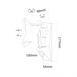 Newstar Supporto a parete per monitor/TV