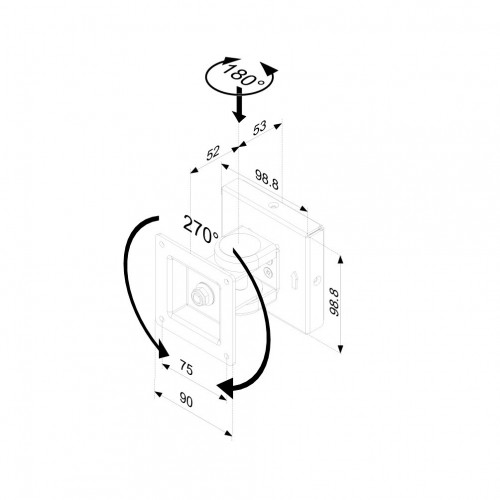 Newstar Supporto a parete per monitor/TV
