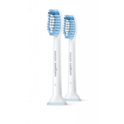 Philips HX6052/07 Sonicare Sensitive - Testine di Ricambio Spazzolino, 2 Pezzi