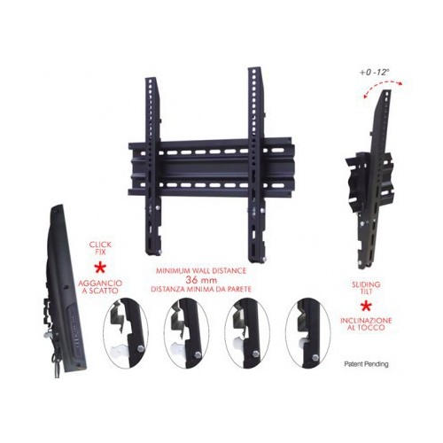 ITB AMOM06145 supporto da parete per tv a...