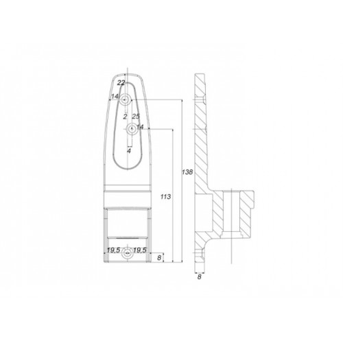 Multibrackets 3282 supporto da parete per tv a...