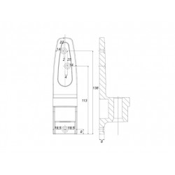 Multibrackets 3275 supporto da parete per tv a schermo piatto 81,3 cm (32") Nero