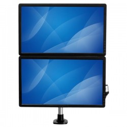 StarTech.com Supporto per Doppio Monitor con bracci articolati - Impilabile - Assemblaggio Tool-Less