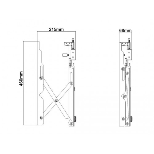 Multibrackets 0513 supporto da parete per tv a...