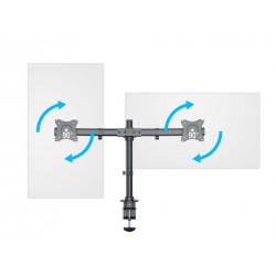 Multibrackets 3309 supporto da tavolo per Tv a schermo piatto 68,6 cm (27") Morsa/Bullone di ancoraggio Nero