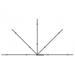 Multibrackets 2654 supporto da parete per tv a schermo piatto 2,13 m (84") Nero