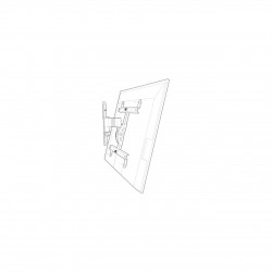 Erard 048140 supporto da parete per tv a schermo piatto 139,7 cm (55") Nero