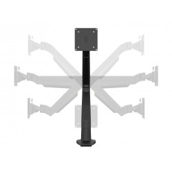 Multibrackets 7174 supporto da tavolo per Tv a schermo piatto 81,3 cm (32") Morsa Nero