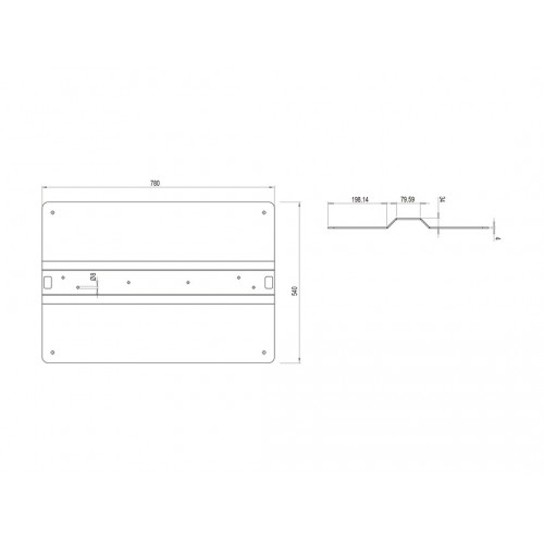 Multibrackets 7352 accessorio per montaggio di...