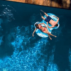 Intex 56800EU galleggiante da piscina e da spiaggia Blu, Bianco Sedia a sdraio galleggiante Monocromatico Vinile