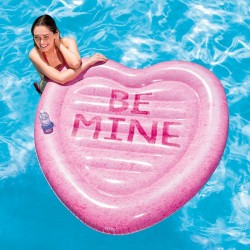 Intex 58789 galleggiante da piscina e da spiaggia Rosa Materassino galleggiante Immagine Vinile