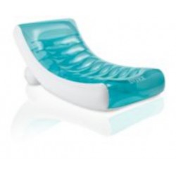 Intex 58856 galleggiante da piscina e da spiaggia Verde, Bianco Materassino galleggiante PVC