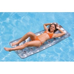 Intex 58894EU materasso ad aria Argento, Trasparente