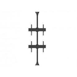 Multibrackets 3637 base da pavimento per tv a schermo piatto 165,1 cm (65") Supporto fisso da pavimento a pannello piatto Nero