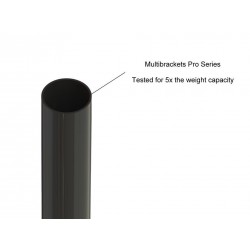 Multibrackets 3637 base da pavimento per tv a schermo piatto 165,1 cm (65") Supporto fisso da pavimento a pannello piatto Nero