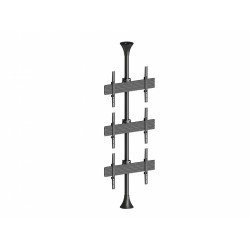 Multibrackets 3644 base da pavimento per tv a schermo piatto 165,1 cm (65") Supporto fisso da pavimento a pannello piatto Nero