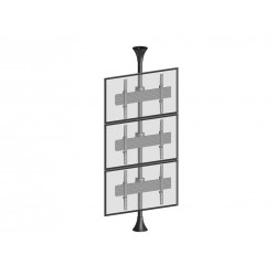 Multibrackets 3644 base da pavimento per tv a schermo piatto 165,1 cm (65") Supporto fisso da pavimento a pannello piatto Nero