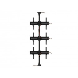 Multibrackets 3644 base da pavimento per tv a schermo piatto 165,1 cm (65") Supporto fisso da pavimento a pannello piatto Nero
