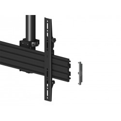 Multibrackets 3644 base da pavimento per tv a schermo piatto 165,1 cm (65") Supporto fisso da pavimento a pannello piatto Nero