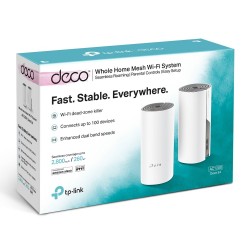 TP-LINK Deco E4 2-pack router wireless Dual-band (2.4 GHz/5 GHz) Fast Ethernet Bianco