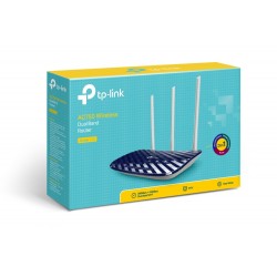 TP-LINK AC750 router wireless Dual-band (2.4 GHz/5 GHz) Fast Ethernet Nero, Bianco