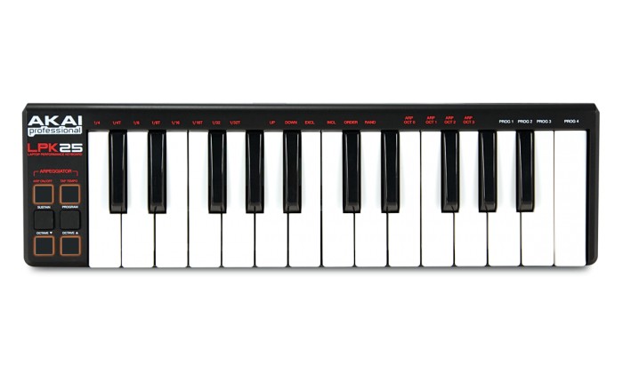 Akai LPK25 tastiera MIDI 25 chiavi Nero USB