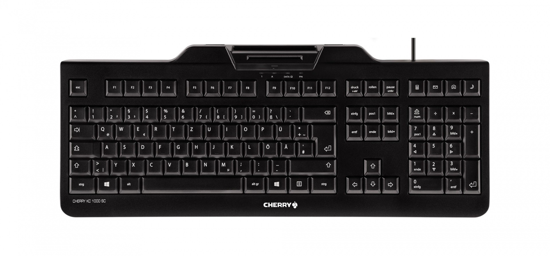 CHERRY KC 1000 SC tastiera USB Italiano Nero