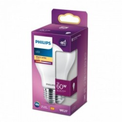 Philips Classic 929001243055 - Lampadina LED a Goccia, E27, 7-60W, 827
