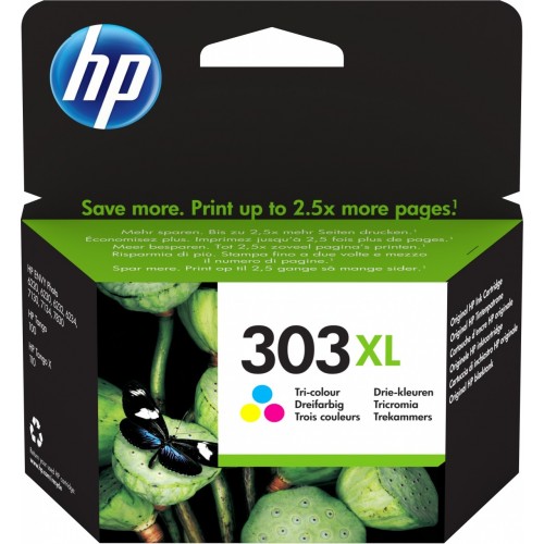 HP 303XL Originale Ciano, Magenta, Giallo