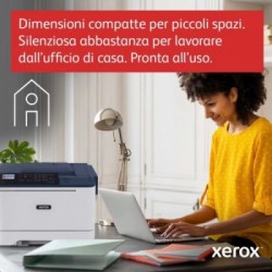 Xerox C310 A4 33 ppm Stampante fronte/retro wireless PS3 PCL5e/6 2 vassoi Totale 251 fogli