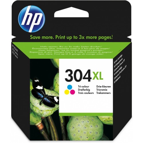 HP 304XL Originale Ciano, Magenta, Giallo