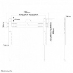 Neomounts by Newstar Supporto a parete per TV
