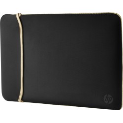 HP Reversible Neoprene borsa per notebook 39,6 cm (15.6") Custodia a tasca Nero, Oro