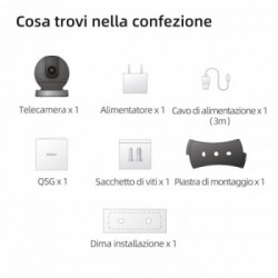Imou Rex 4MP Telecamera di sicurezza IP Interno Sferico 2560 x 1440 Pixel Scrivania