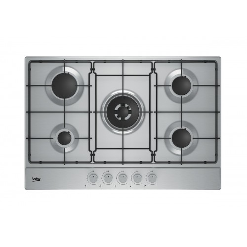 Beko HAW752C4SX - Piano Cottura a Gas, 5...