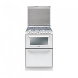 Candy Trio 4GWNT/1 - Cucina da Libera Installazione, Piano Cottura a Gas + Forno Elettrico + Lavastoviglie da 6 Coperti, Bianca
