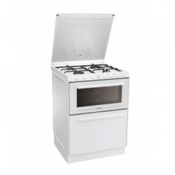 Candy Trio 4GWNT/1 - Cucina da Libera Installazione, Piano Cottura a Gas + Forno Elettrico + Lavastoviglie da 6 Coperti, Bianca