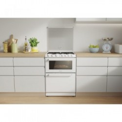 Candy Trio 4GWNT/1 - Cucina da Libera Installazione, Piano Cottura a Gas + Forno Elettrico + Lavastoviglie da 6 Coperti, Bianca
