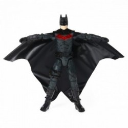 DC Comics , action figure di Wingsuit Batman da 30 cm, con luci, frasi e ali che si aprono, oggetto da collezione del film The