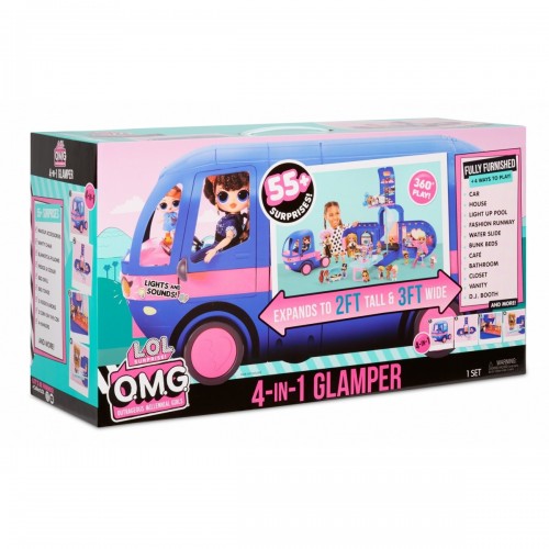 L.O.L. Surprise! 4-in-1 Glamper (Electric Blue)...