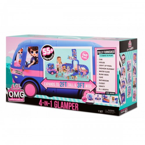 L.O.L. Surprise! 4-in-1 Glamper (Electric Blue)...