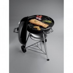 Weber Compact Ø 57cm Nero - Barbecue a Carbone, Modello 1321004