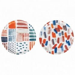 Villa D'Este Home Tivoli 'Signs', Set 4 Piatti pizza