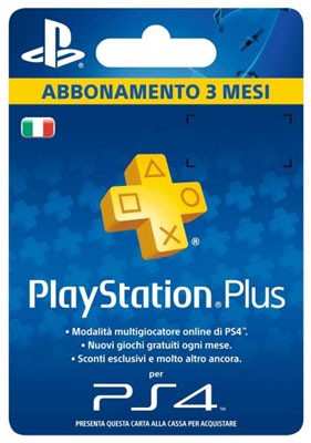 Sony Playstation Plus Card Hang 90D PlayStation 4