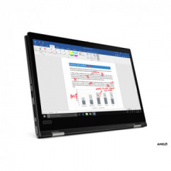 Lenovo ThinkPad L13 Yoga Ibrido (2 in 1) 33,8 cm (13.3") Touch screen Full HD AMD Ryzen 5 PRO 8 GB DDR4-SDRAM 512 GB SSD Wi-Fi