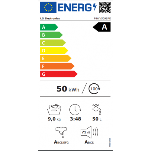 Lg F4WV509SAE - Lavatrice Carica Frontale,...