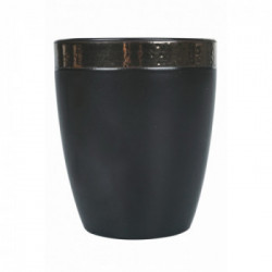 Villa D'Este Home Tivoli 'Naima', Set 6 Bicchieri acqua 330 ml, Neri