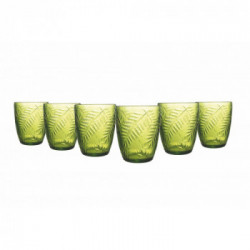 Villa D'Este Home Tivoli 'New Jungle', Set 6 Bicchieri acqua 300 ml
