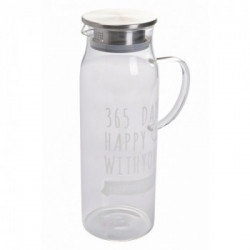 Villa D'Este Home Tivoli 'Love IT', Caraffa in vetro borosilicato 1700 ml