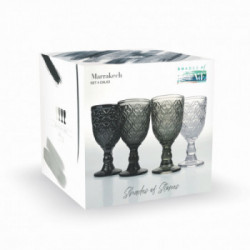 Villa D'Este Home Tivoli 'Marrakech Stones', Set 4 calici 240 ml